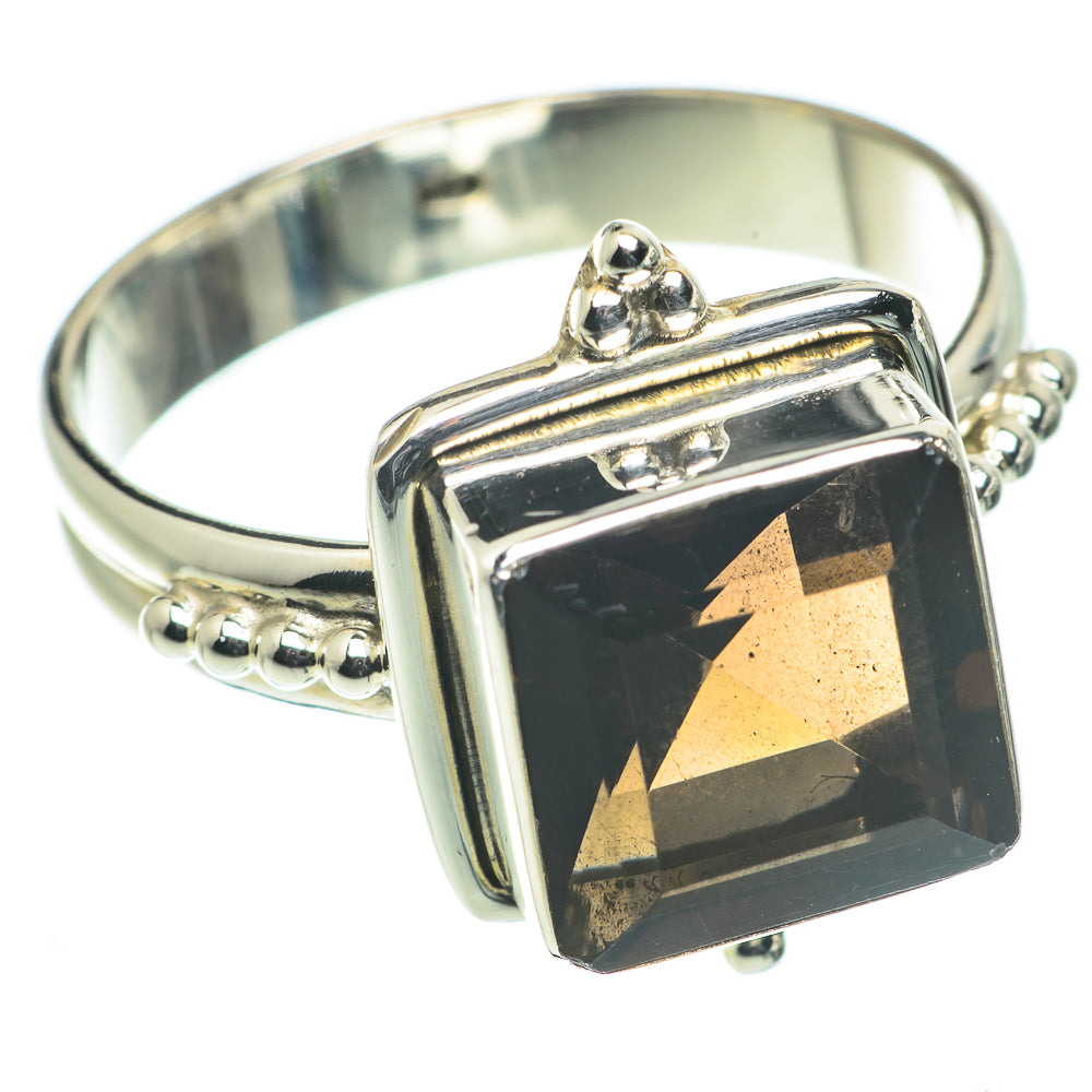 Smoky Quartz Rings handcrafted by Anasilvercos - RING63451