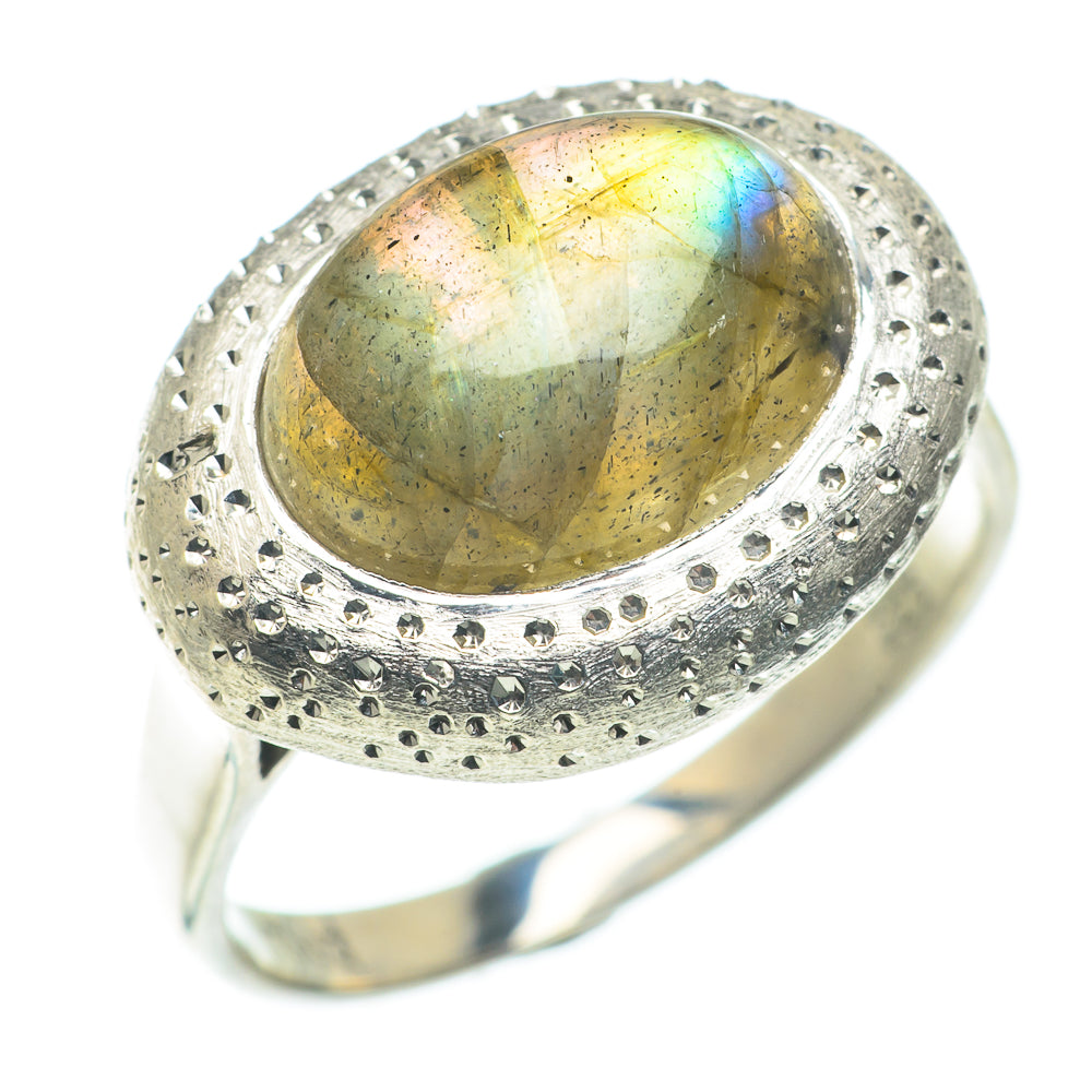 Labradorite Rings handcrafted by Anasilvercos - RING63452