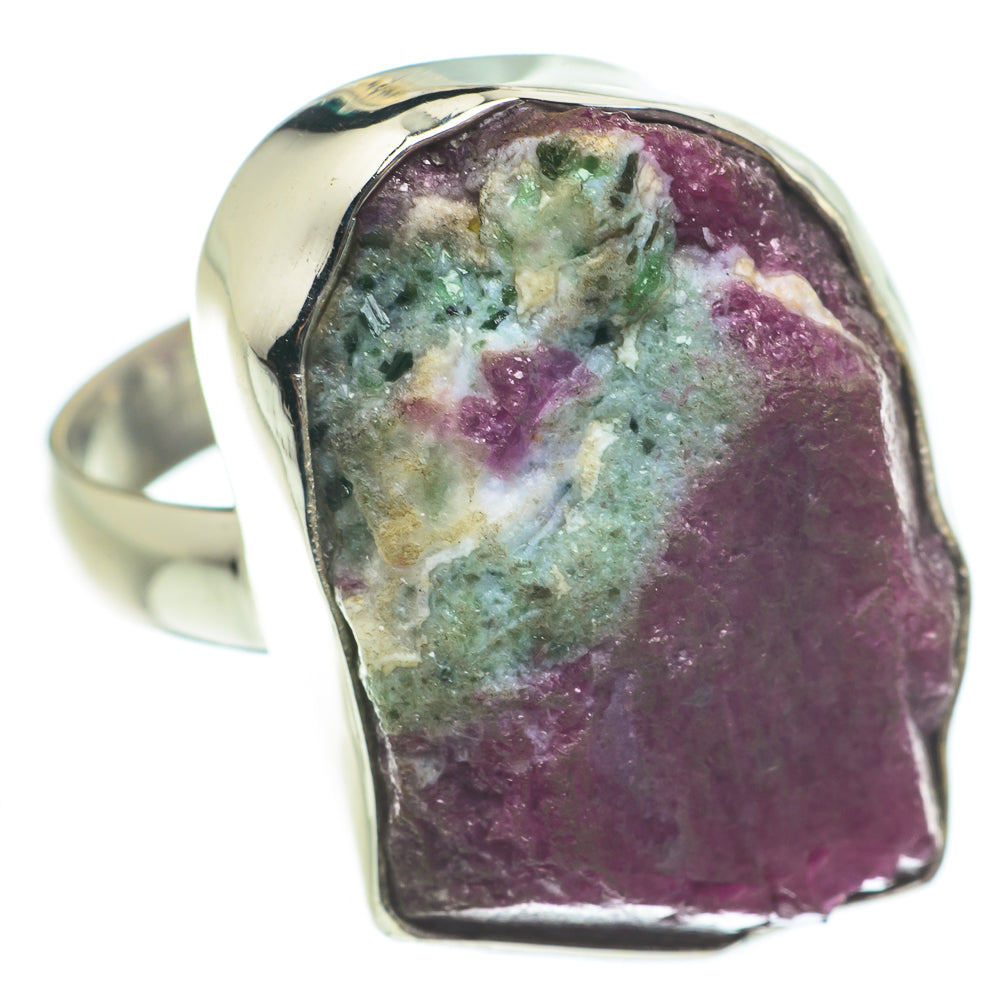 Ruby Zoisite Rings handcrafted by Anasilvercos - RING63462