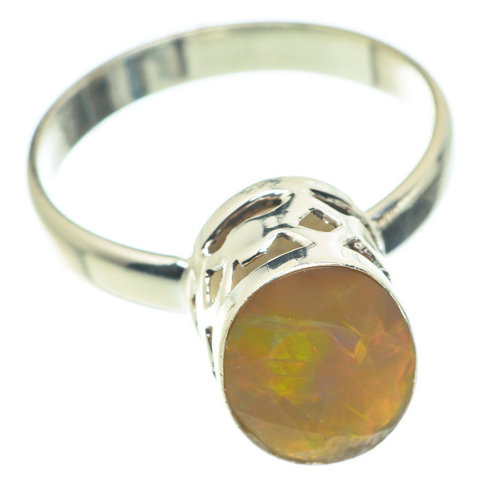Ethiopian Opal Rings handcrafted by Anasilvercos - RING63466