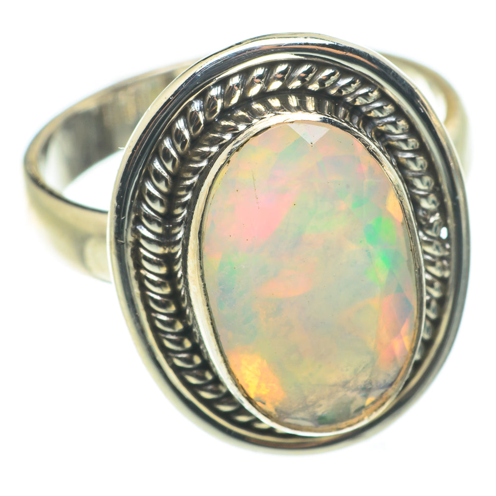 Ethiopian Opal Rings handcrafted by Anasilvercos - RING63467