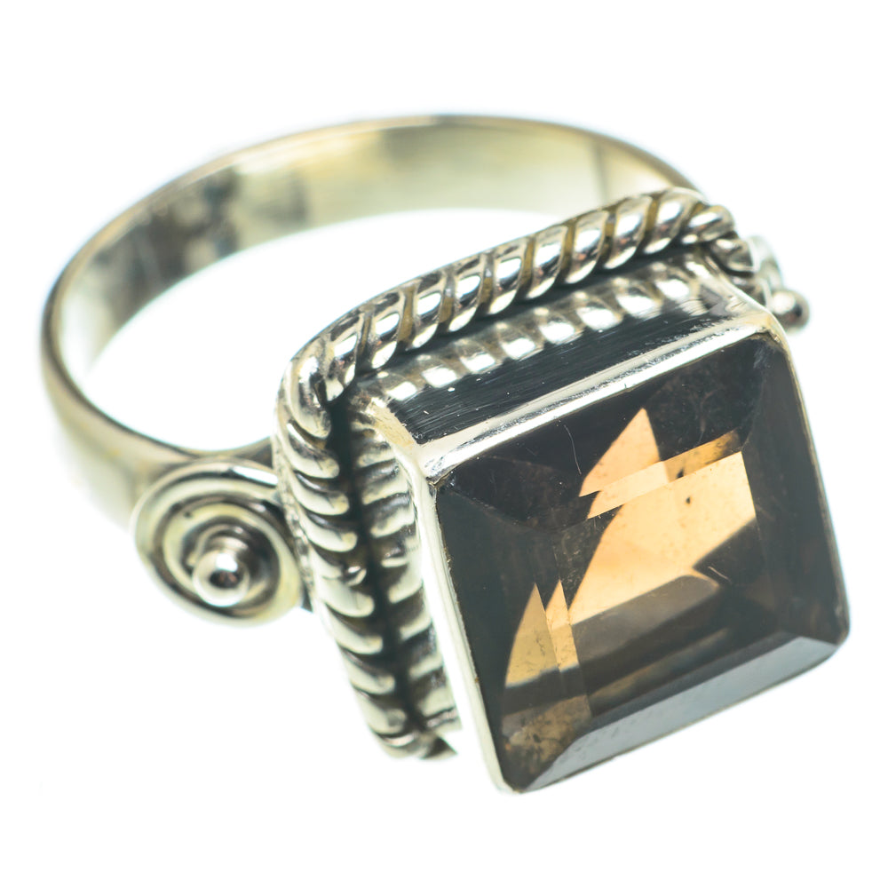 Smoky Quartz Rings handcrafted by Anasilvercos - RING63471