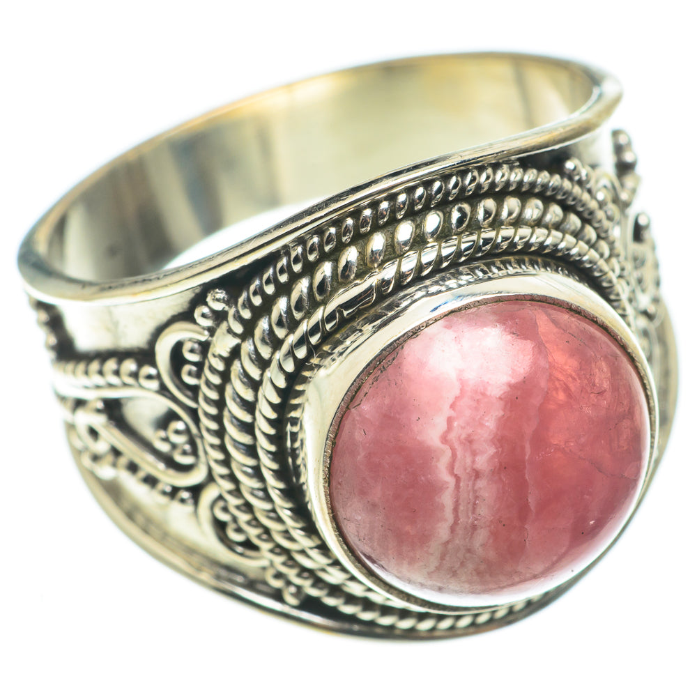Rhodochrosite Rings handcrafted by Anasilvercos - RING63473