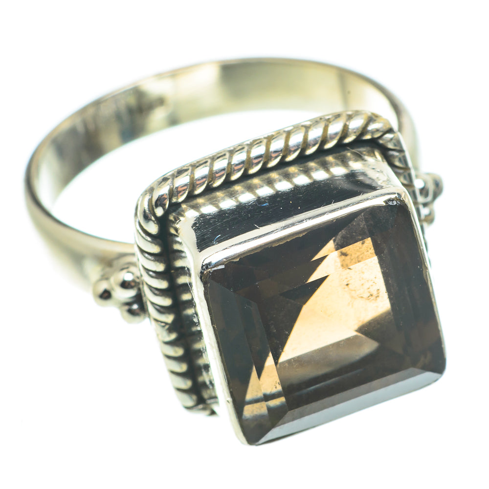 Smoky Quartz Rings handcrafted by Anasilvercos - RING63487