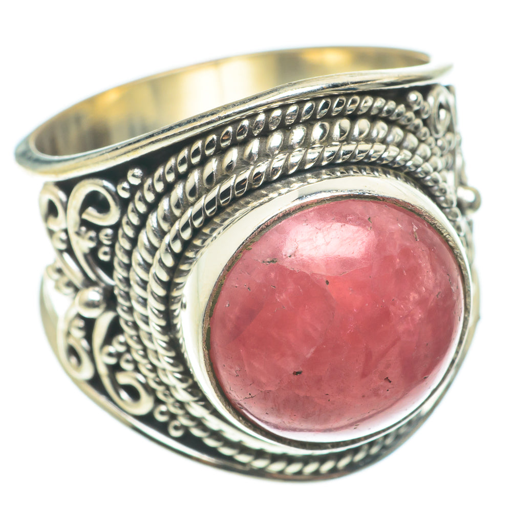 Rhodochrosite Rings handcrafted by Anasilvercos - RING63489