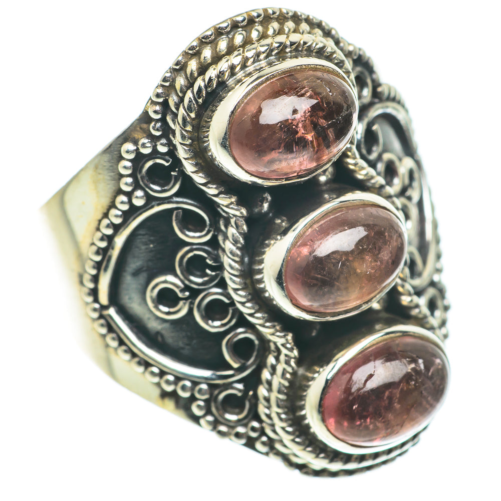 Pink Tourmaline Rings handcrafted by Anasilvercos - RING63490