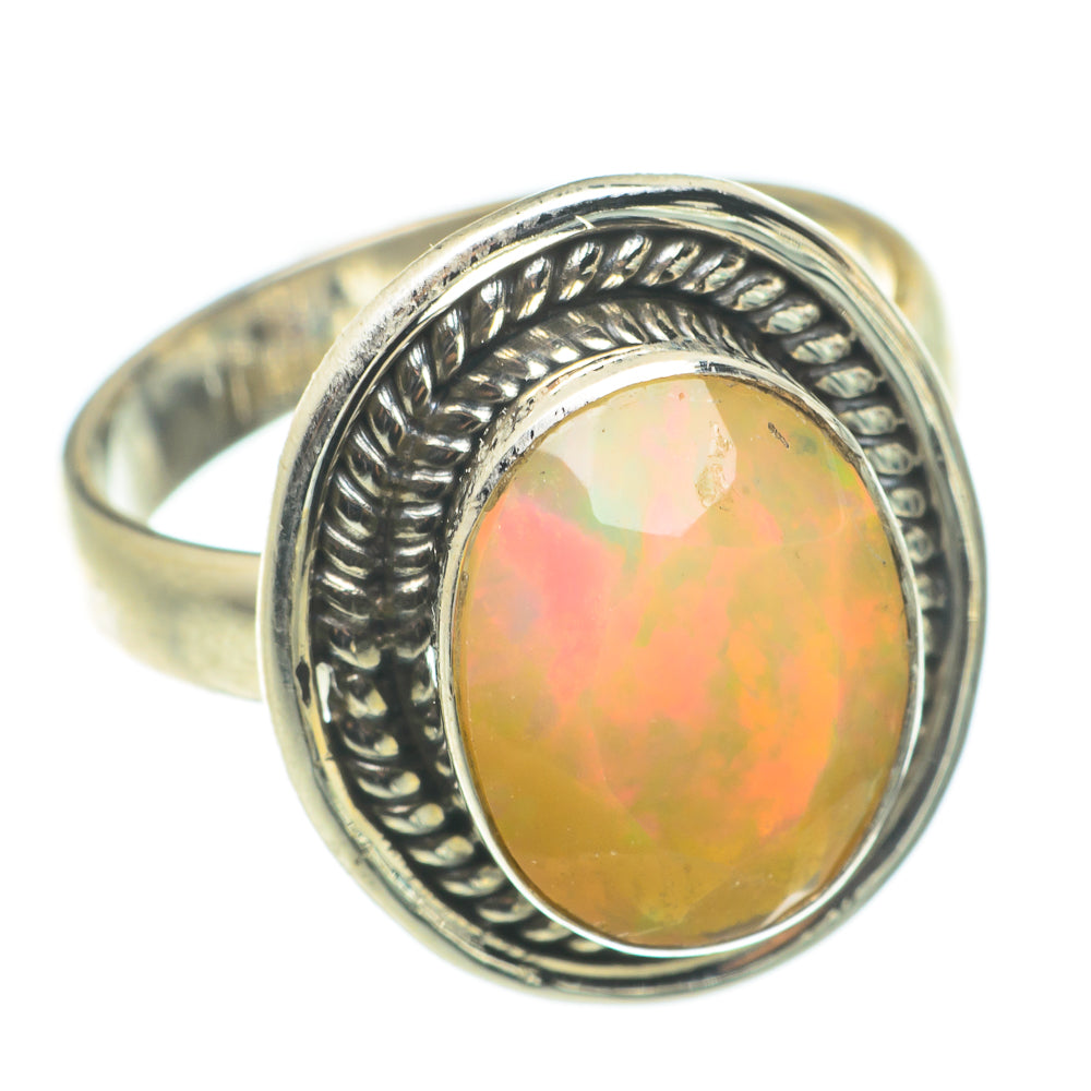 Ethiopian Opal Rings handcrafted by Anasilvercos - RING63495