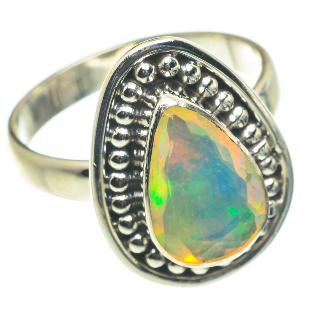 Ethiopian Opal Rings handcrafted by Anasilvercos - RING63497