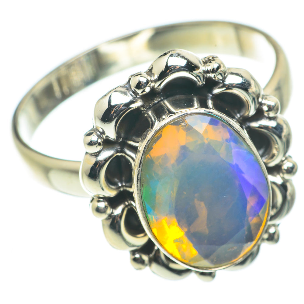 Ethiopian Opal Rings handcrafted by Anasilvercos - RING63499