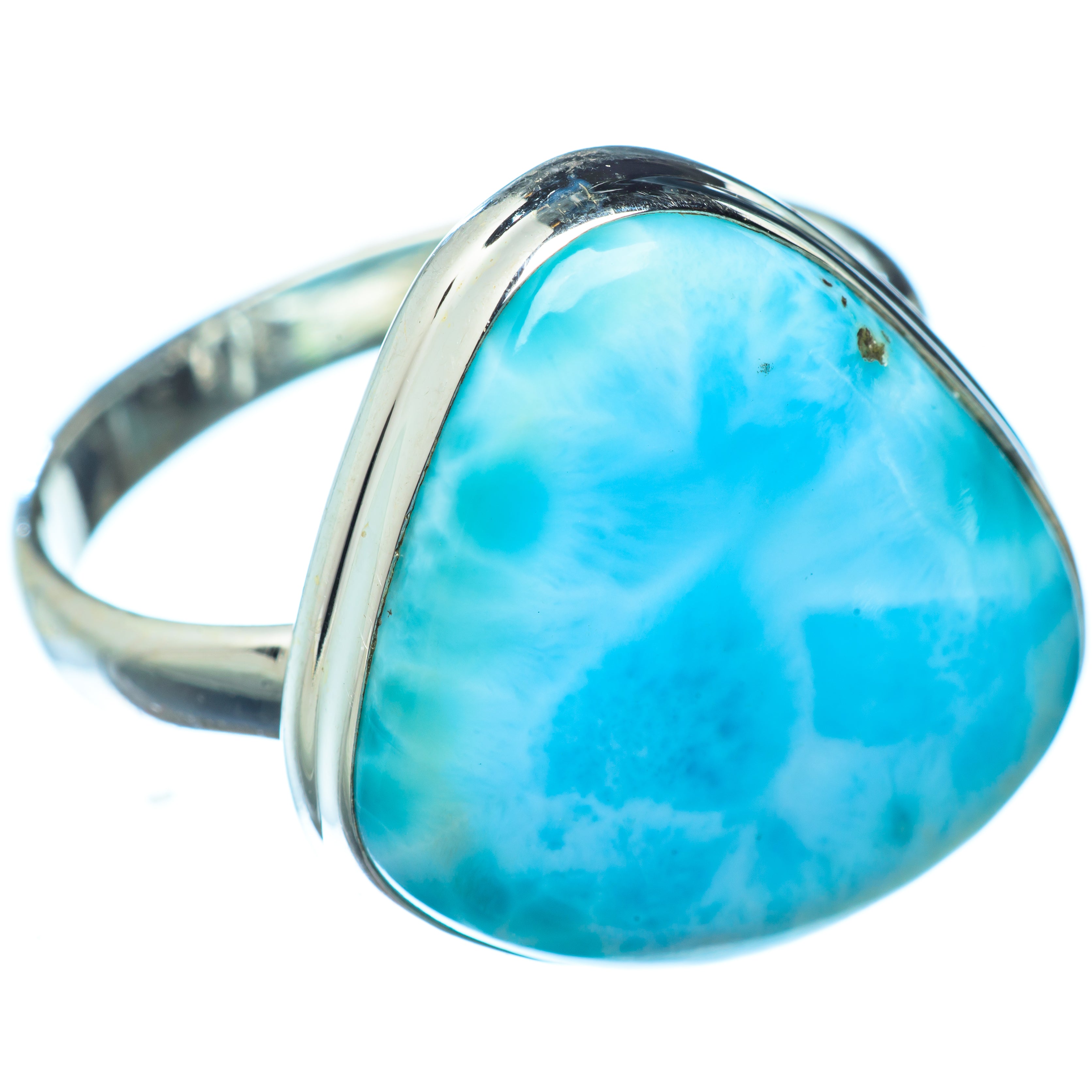 Larimar Rings handcrafted by Anasilvercos - RING6350