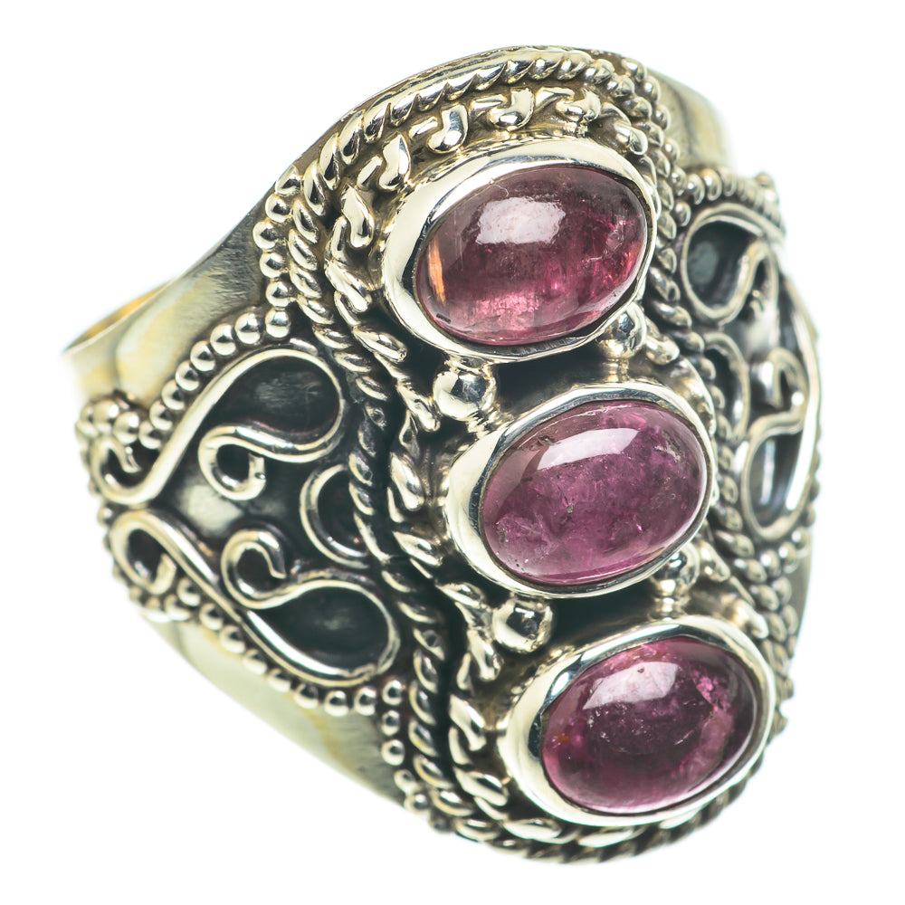 Pink Tourmaline Rings handcrafted by Anasilvercos - RING63503
