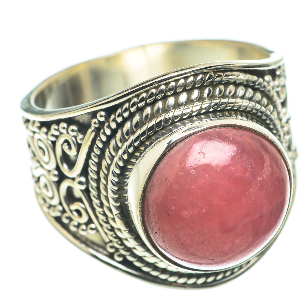 Rhodochrosite Rings handcrafted by Anasilvercos - RING63516