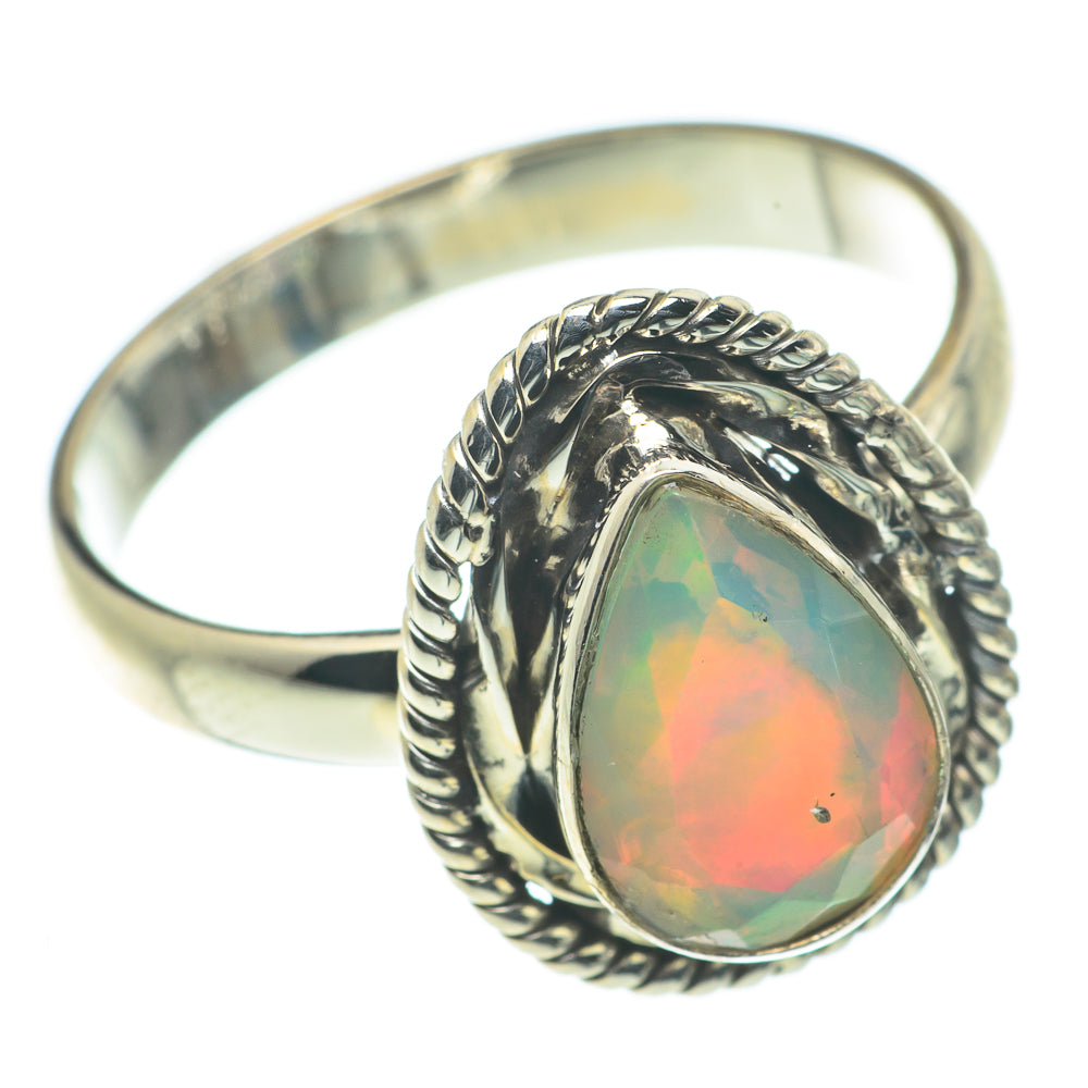 Ethiopian Opal Rings handcrafted by Anasilvercos - RING63525