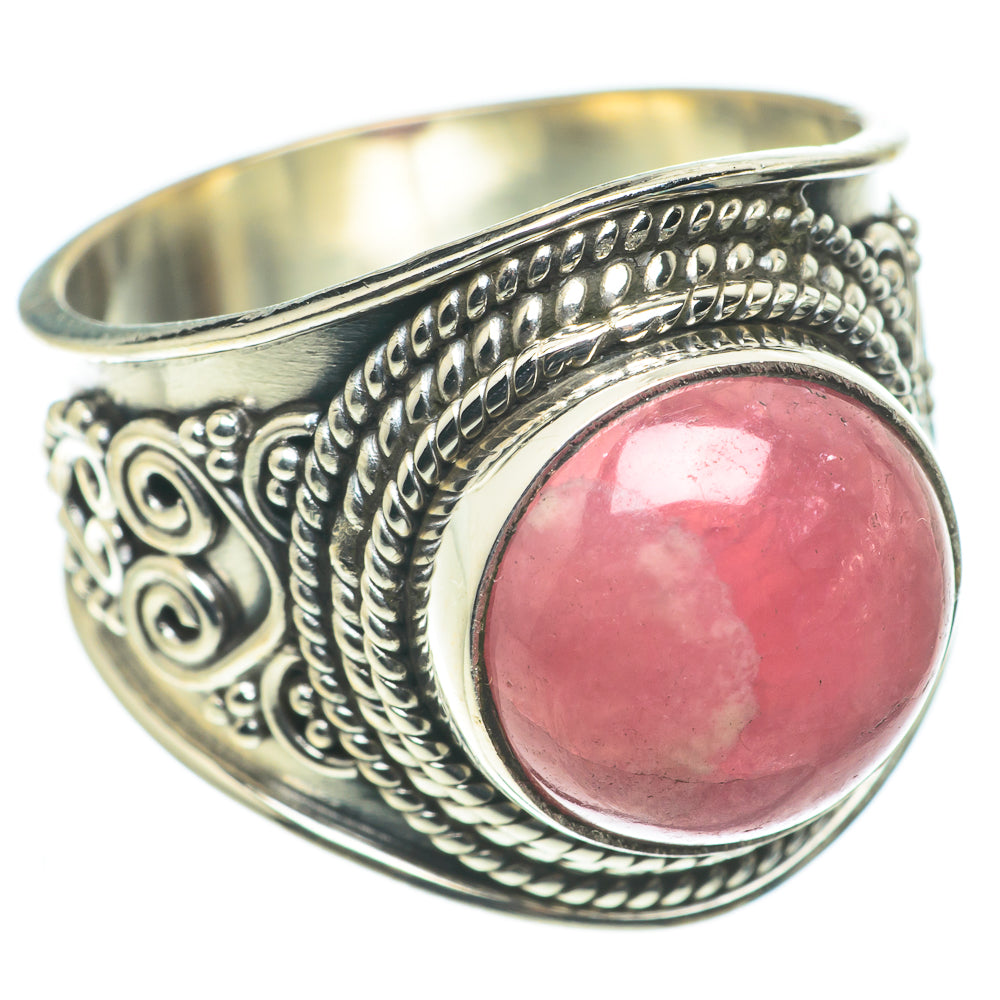 Rhodochrosite Rings handcrafted by Anasilvercos - RING63527