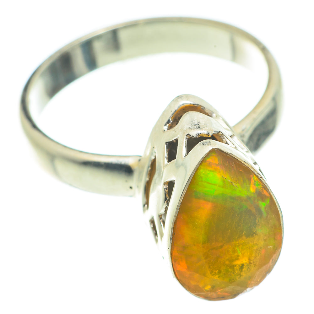 Ethiopian Opal Rings handcrafted by Anasilvercos - RING63545