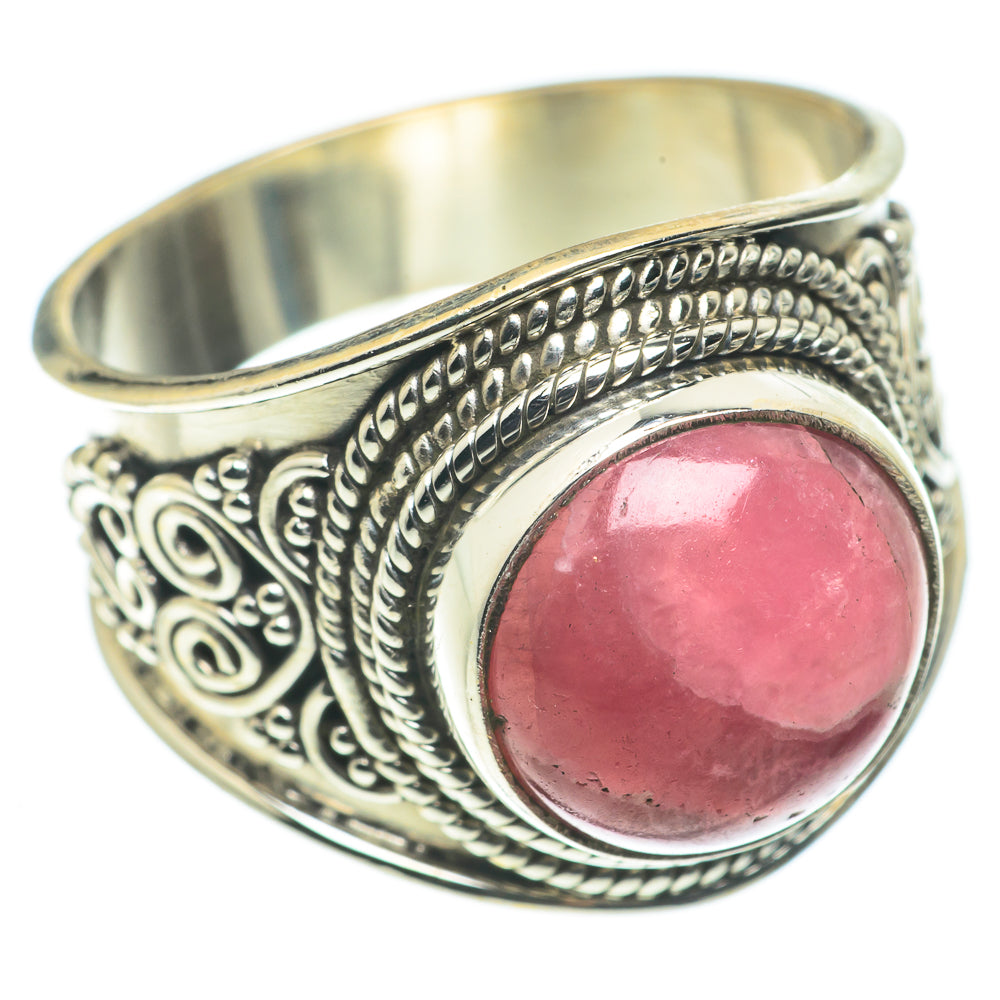 Rhodochrosite Rings handcrafted by Anasilvercos - RING63555