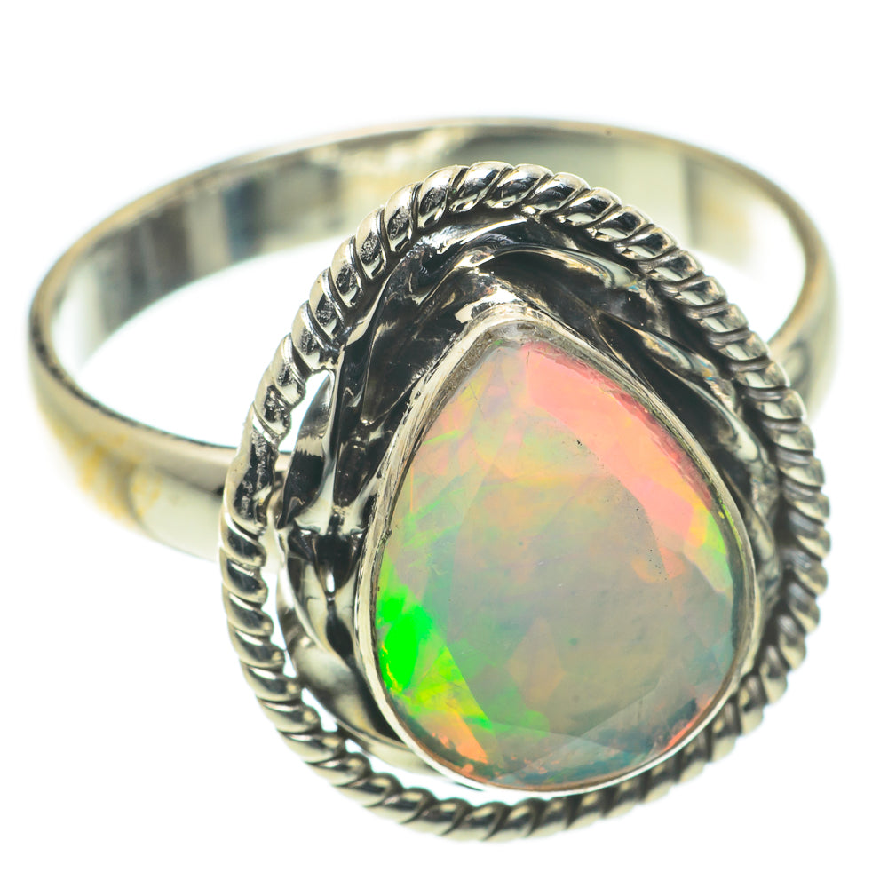 Ethiopian Opal Rings handcrafted by Anasilvercos - RING63559