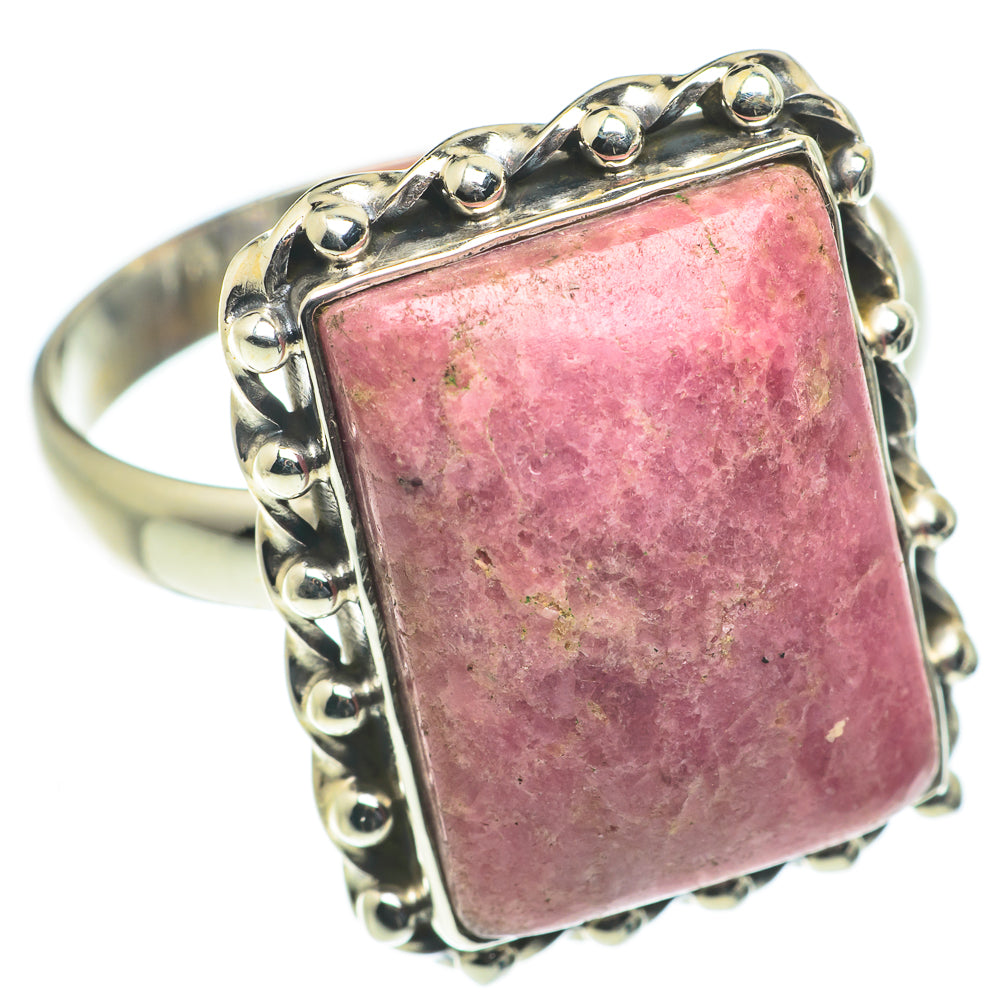 Rhodonite Rings handcrafted by Anasilvercos - RING63562