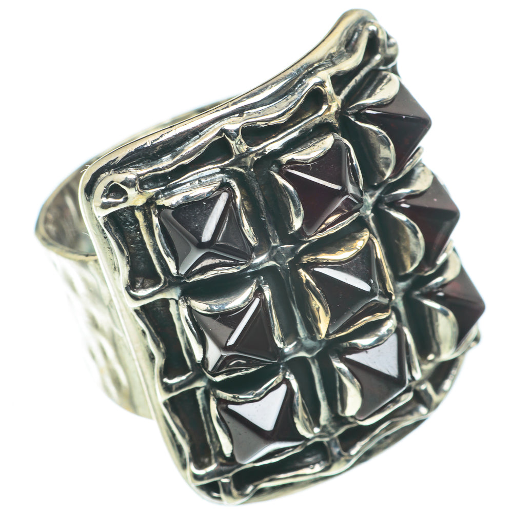 Garnet Rings handcrafted by Anasilvercos - RING63563