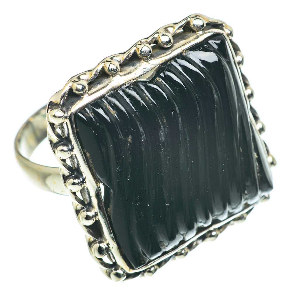 Black Onyx Rings handcrafted by Anasilvercos - RING63568