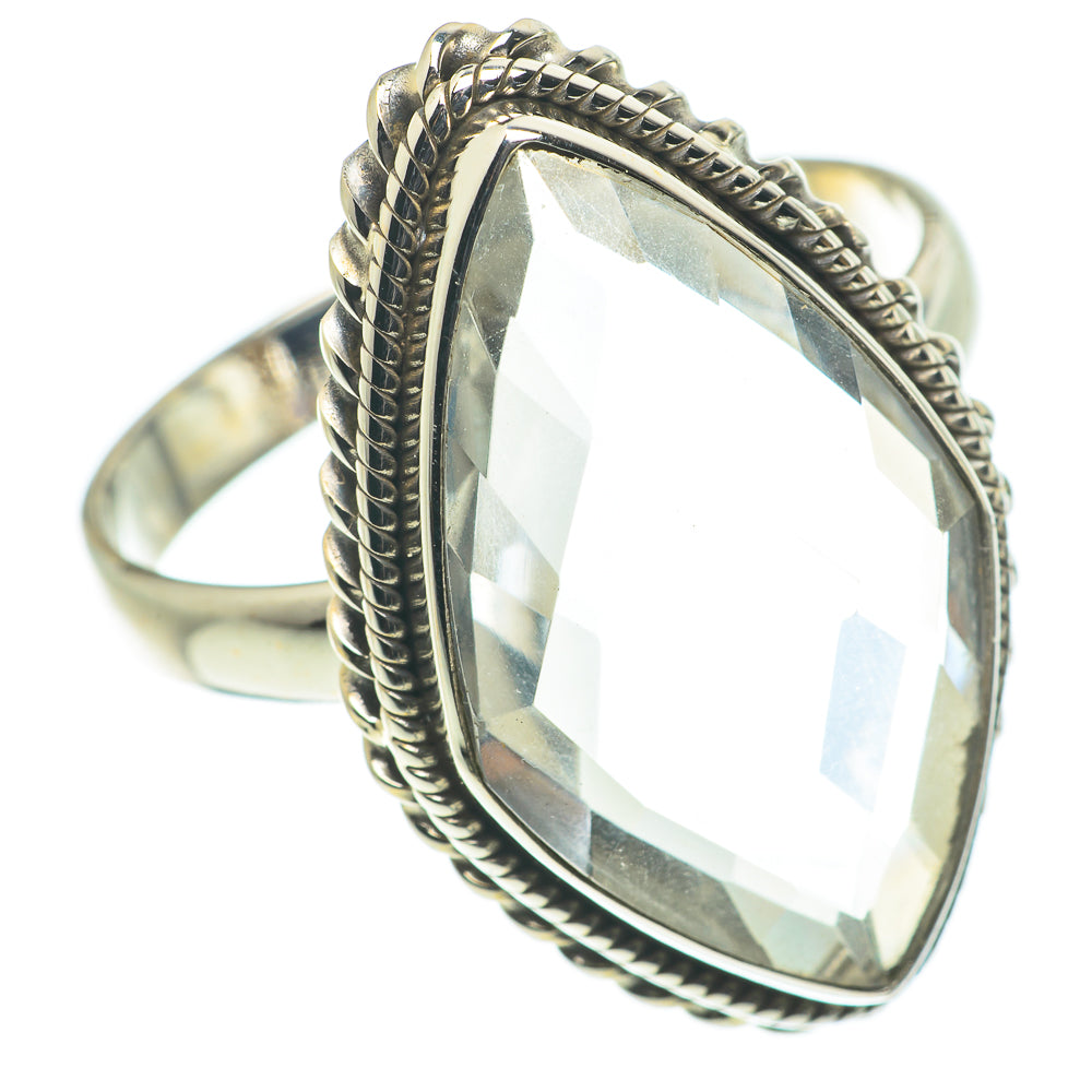 White Quartz Rings handcrafted by Anasilvercos - RING63571