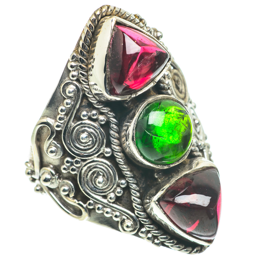 Garnet Rings handcrafted by Anasilvercos - RING63573