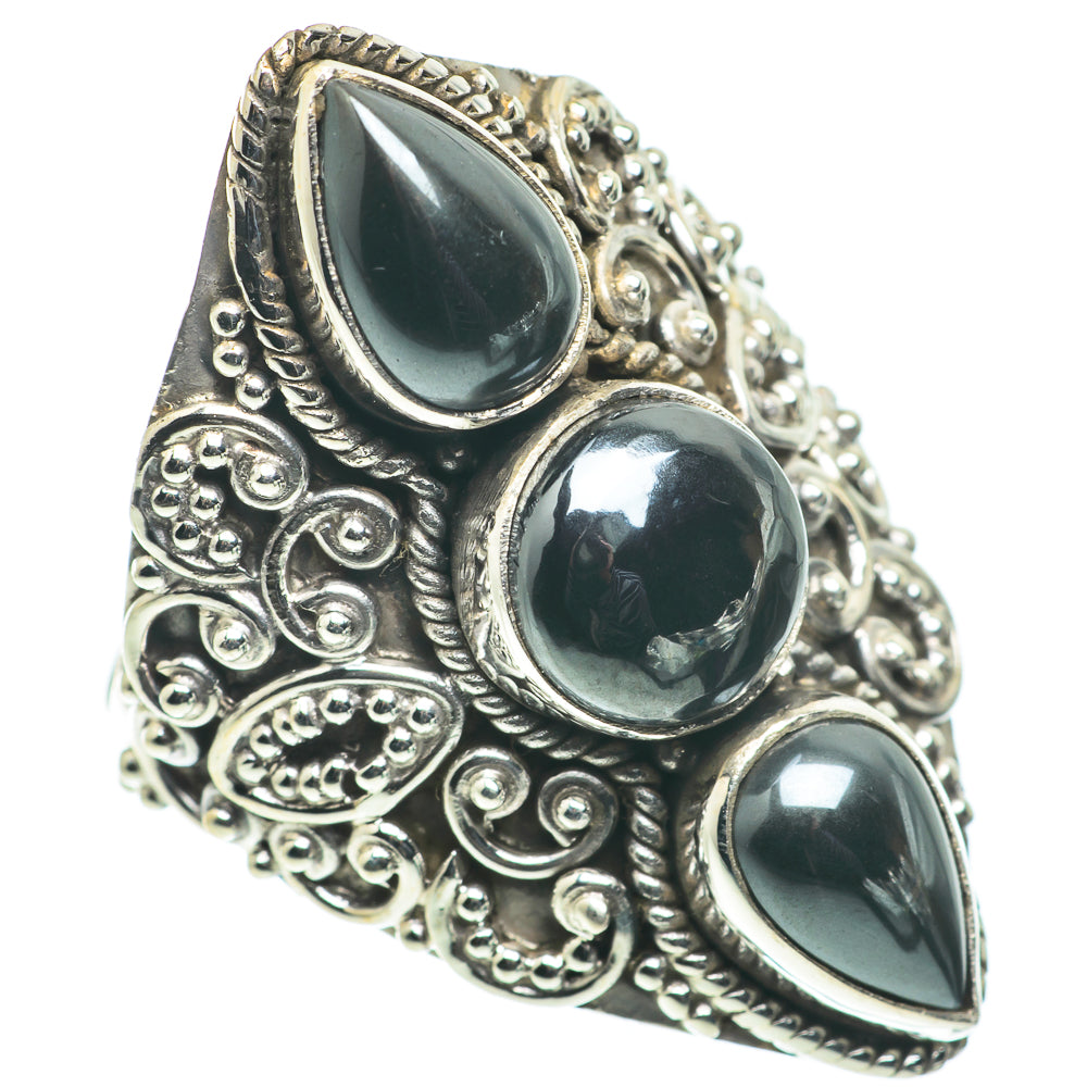 Hematite Rings handcrafted by Anasilvercos - RING63574
