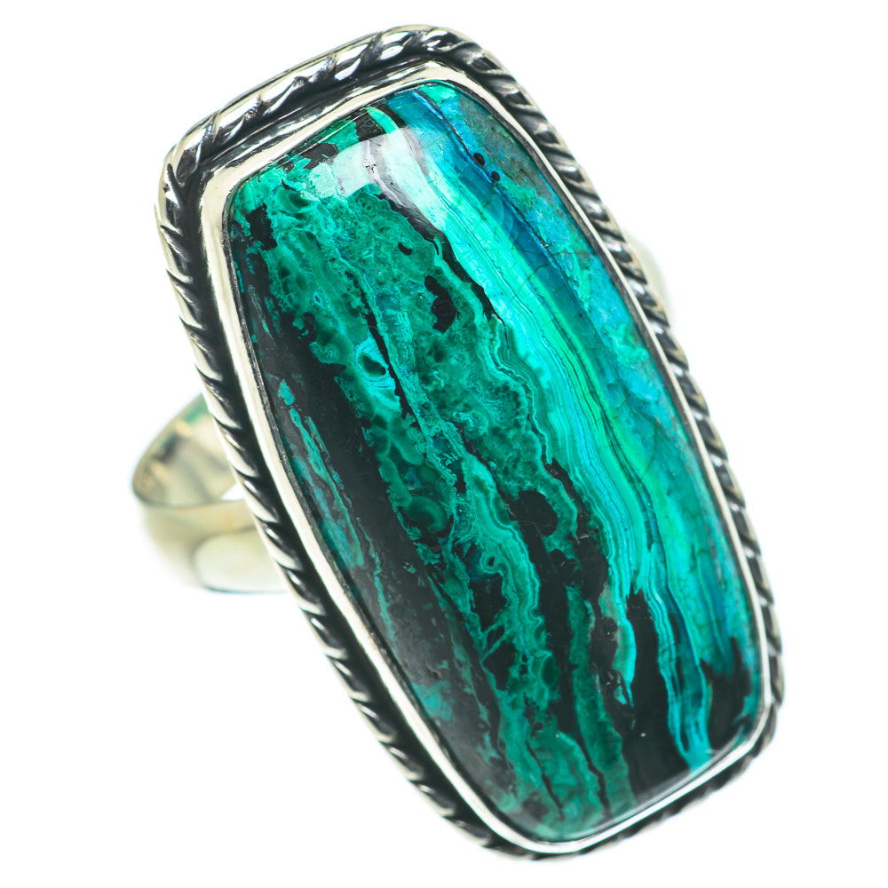 Chrysocolla Rings handcrafted by Anasilvercos - RING63579