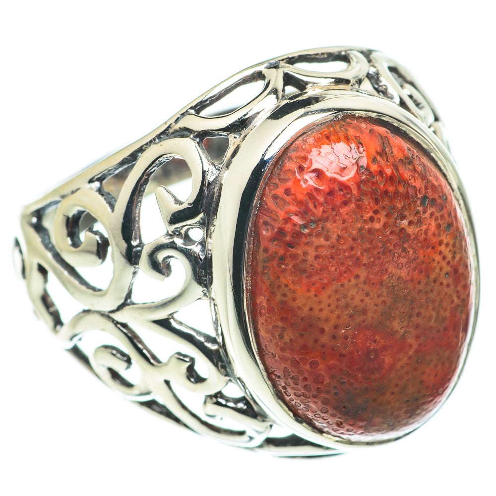 Sponge Coral Rings handcrafted by Anasilvercos - RING63604