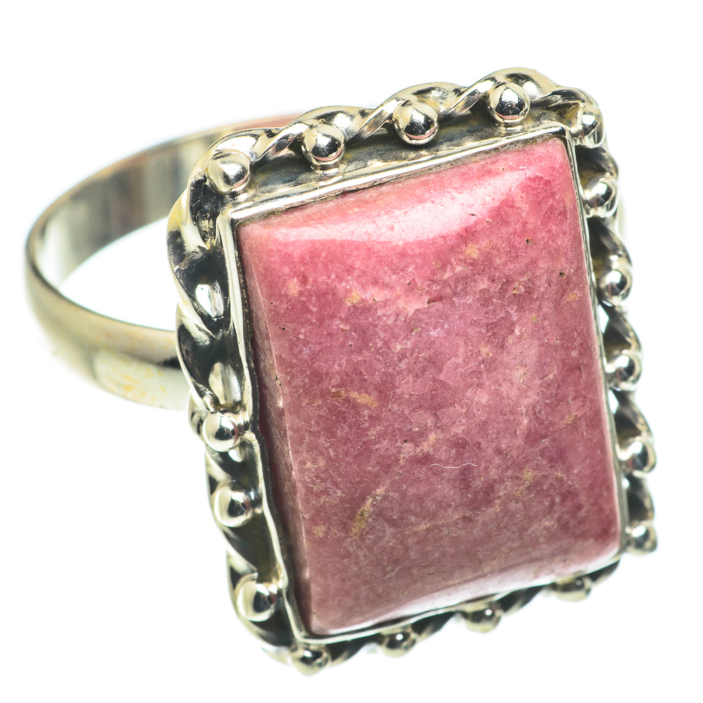 Rhodonite Rings handcrafted by Anasilvercos - RING63608 - Photo 2