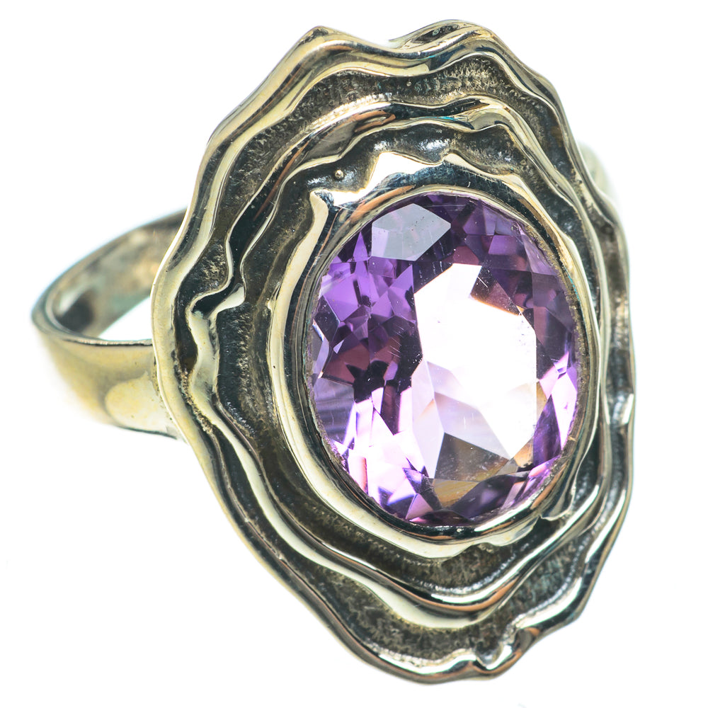 Amethyst Rings handcrafted by Anasilvercos - RING63628