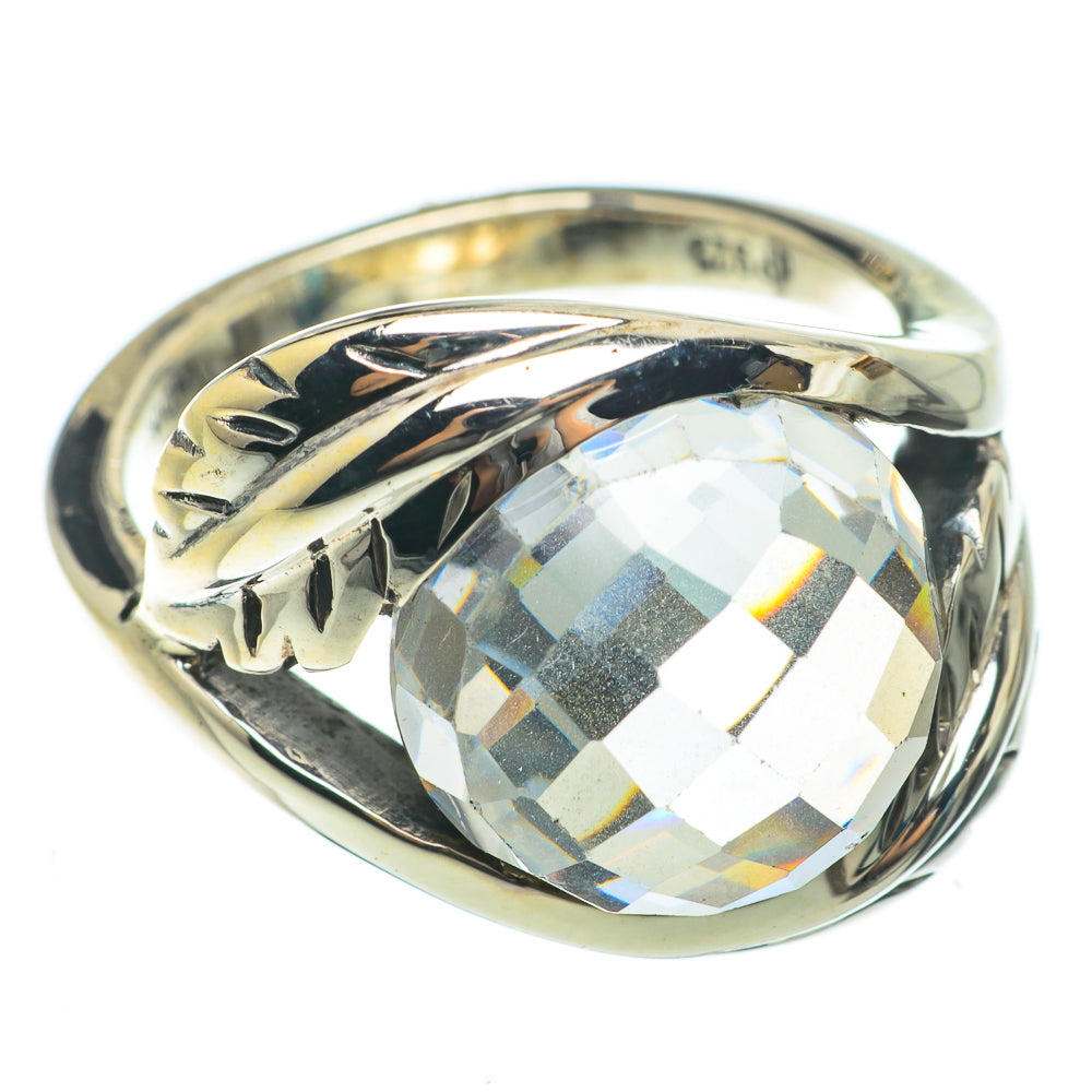 White Quartz Rings handcrafted by Anasilvercos - RING63633