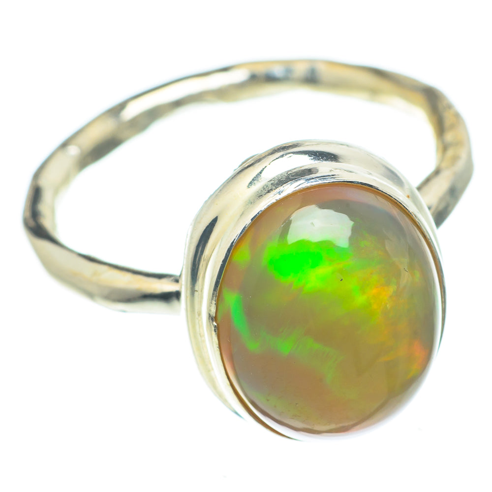 Ethiopian Opal Rings handcrafted by Anasilvercos - RING63637