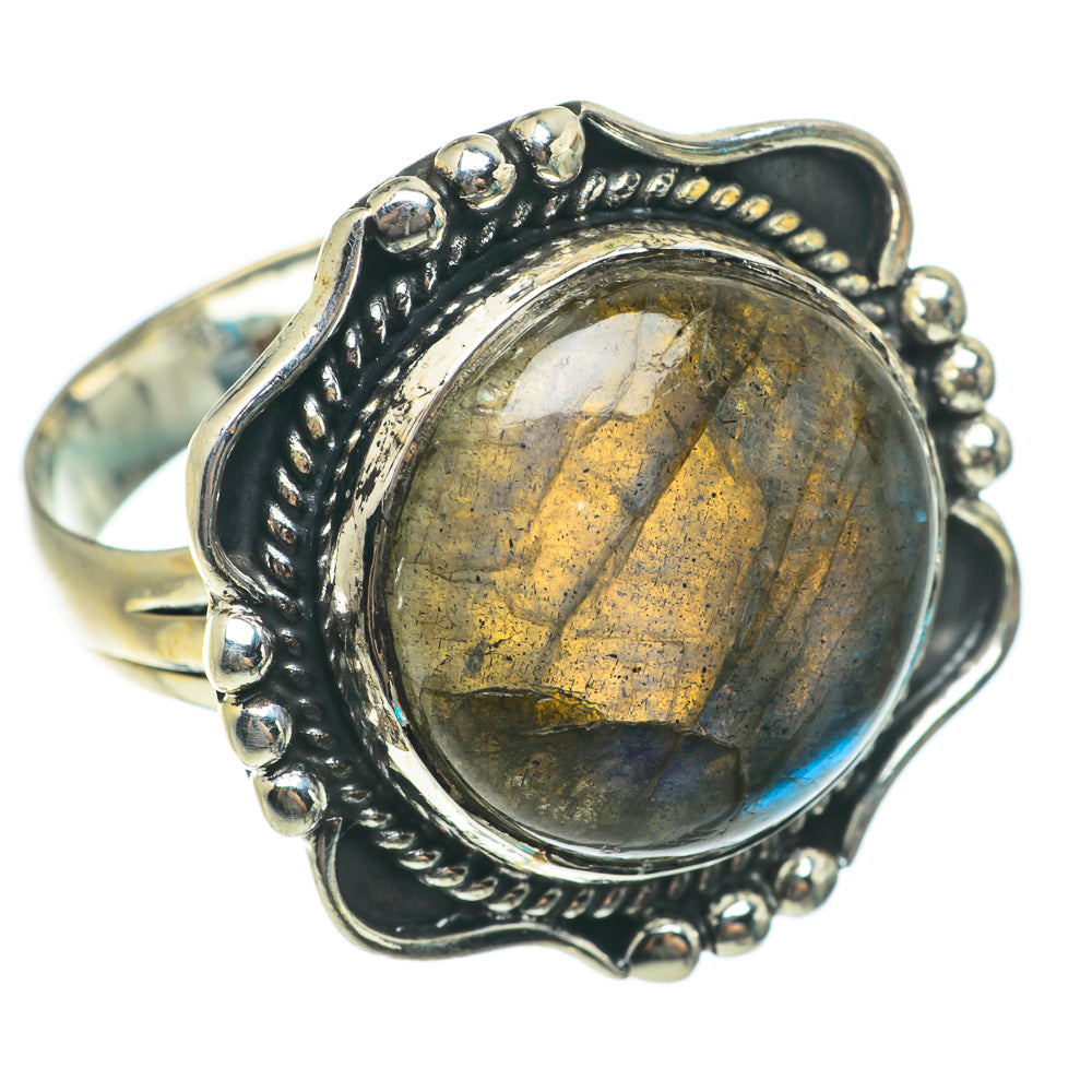 Labradorite Rings handcrafted by Anasilvercos - RING63640