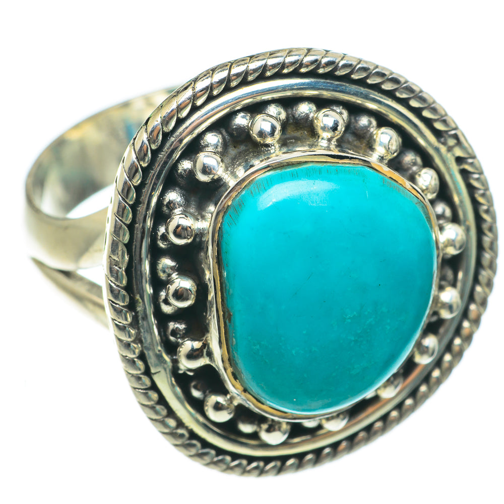 Tibetan Turquoise Rings handcrafted by Anasilvercos - RING63644