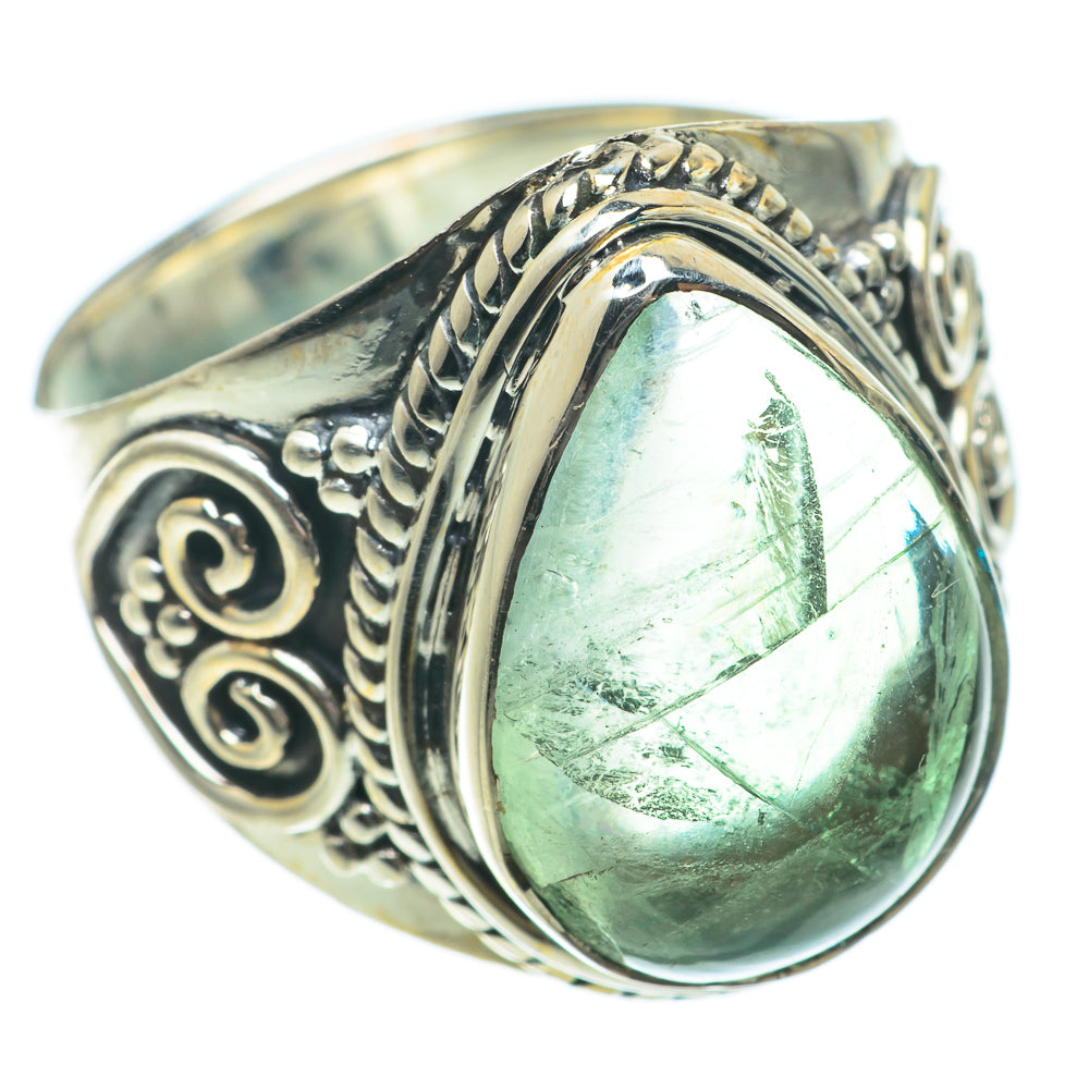 Green Fluorite Rings handcrafted by Anasilvercos - RING63646
