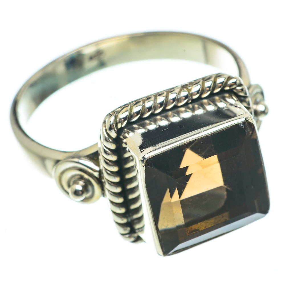 Smoky Quartz Rings handcrafted by Anasilvercos - RING63648