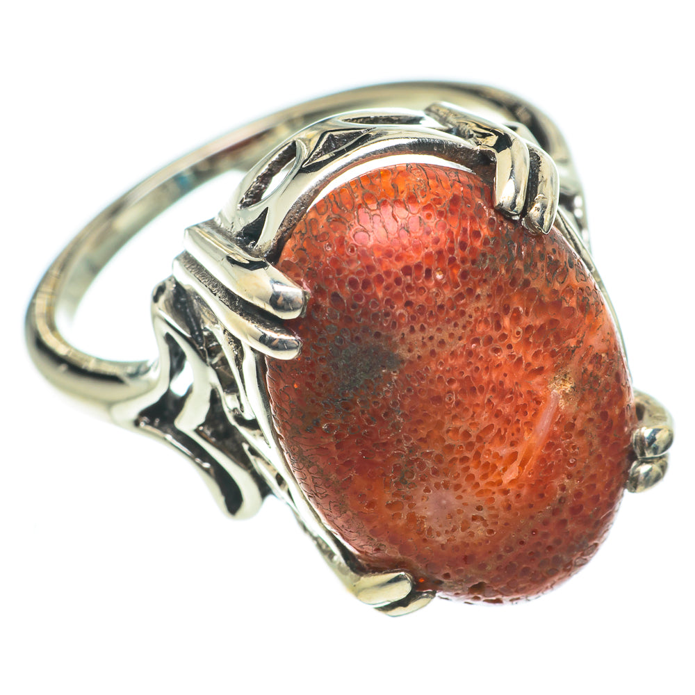 Sponge Coral Rings handcrafted by Anasilvercos - RING63649