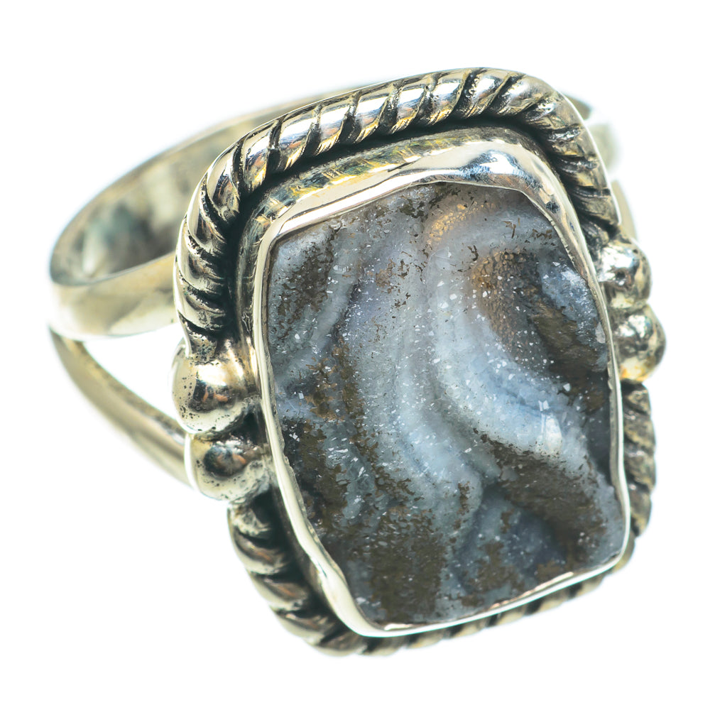 Desert Druzy Rings handcrafted by Anasilvercos - RING63665