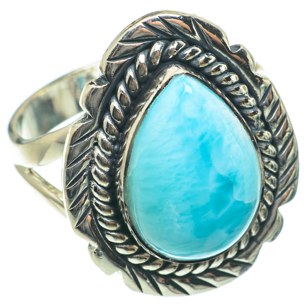 Larimar Rings handcrafted by Anasilvercos - RING63667