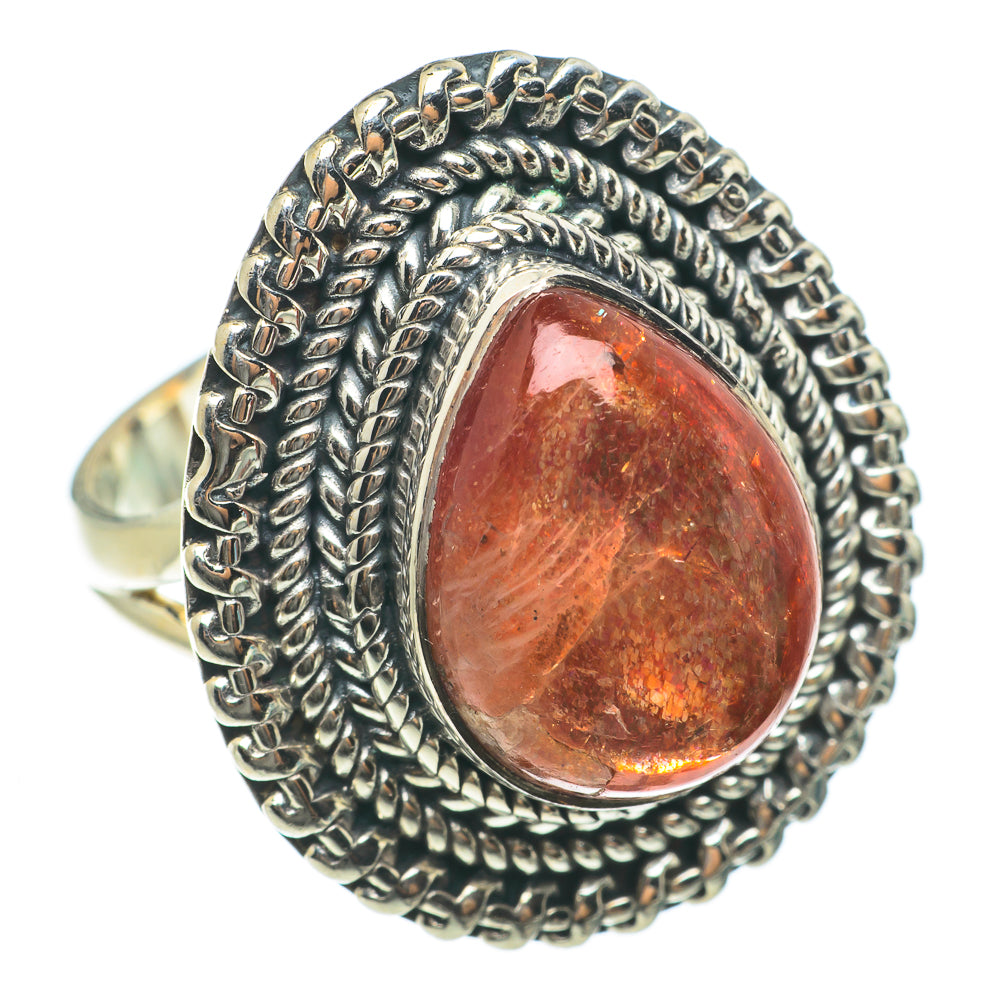 Sunstone Rings handcrafted by Anasilvercos - RING63677