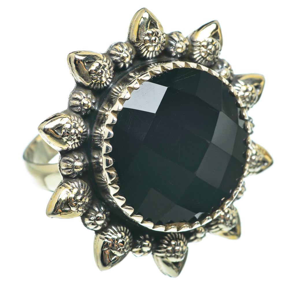Black Onyx Rings handcrafted by Anasilvercos - RING63687