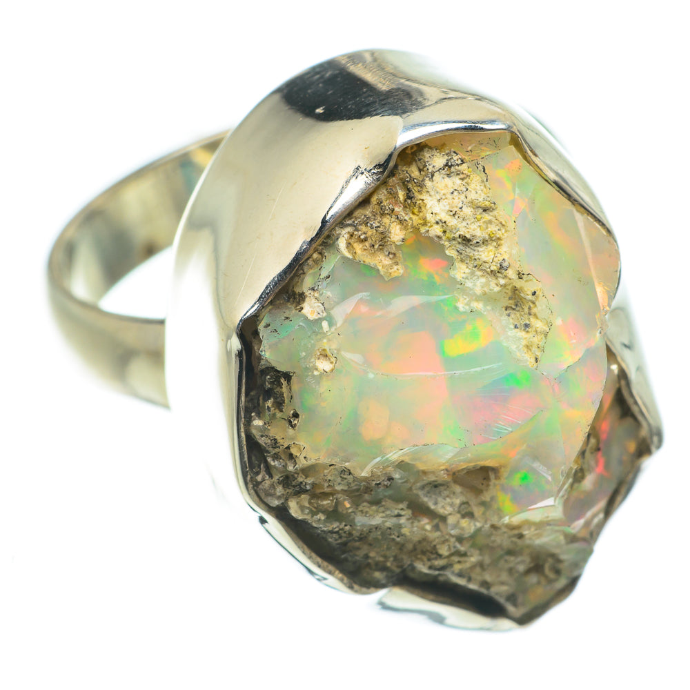 Ethiopian Opal Rings handcrafted by Anasilvercos - RING63690