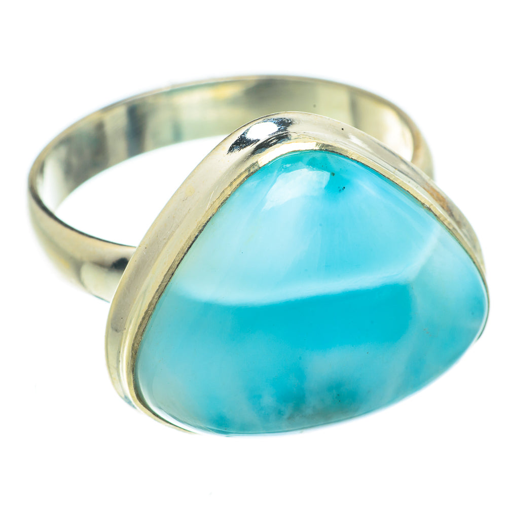 Larimar Rings handcrafted by Anasilvercos - RING63696