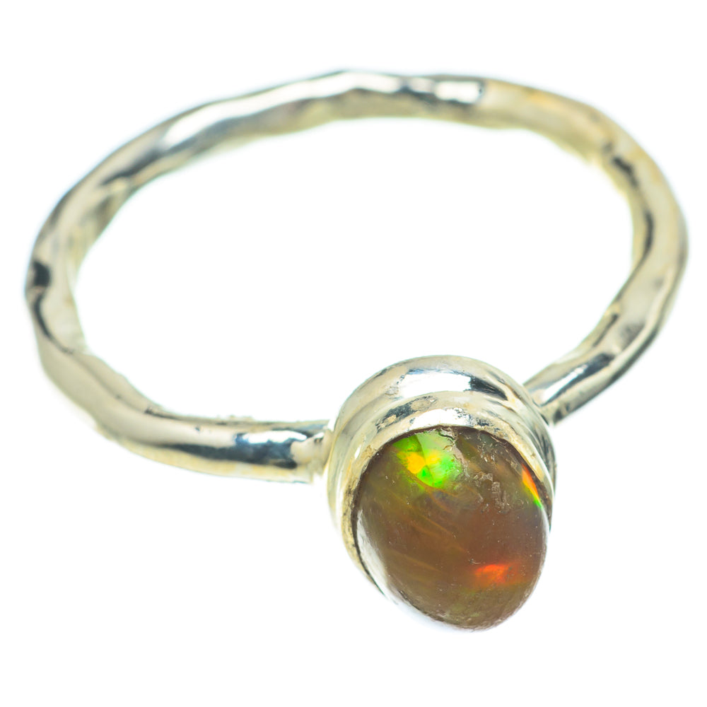 Ethiopian Opal Rings handcrafted by Anasilvercos - RING63712