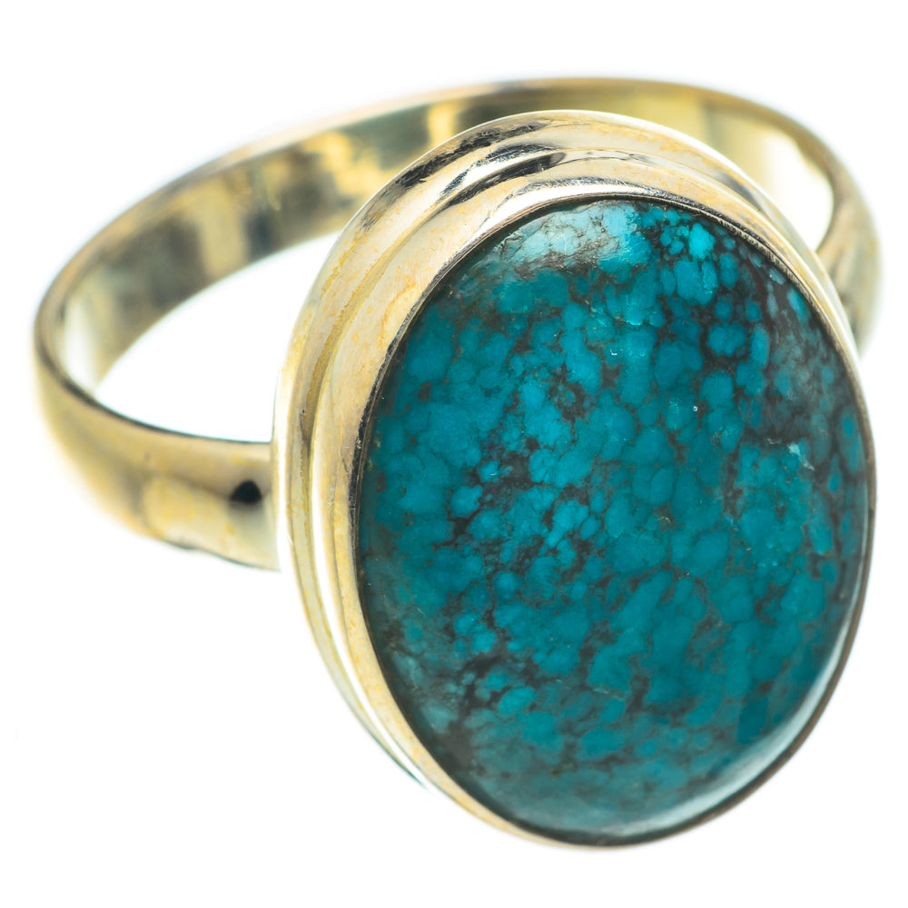 Tibetan Turquoise Rings handcrafted by Anasilvercos - RING63717