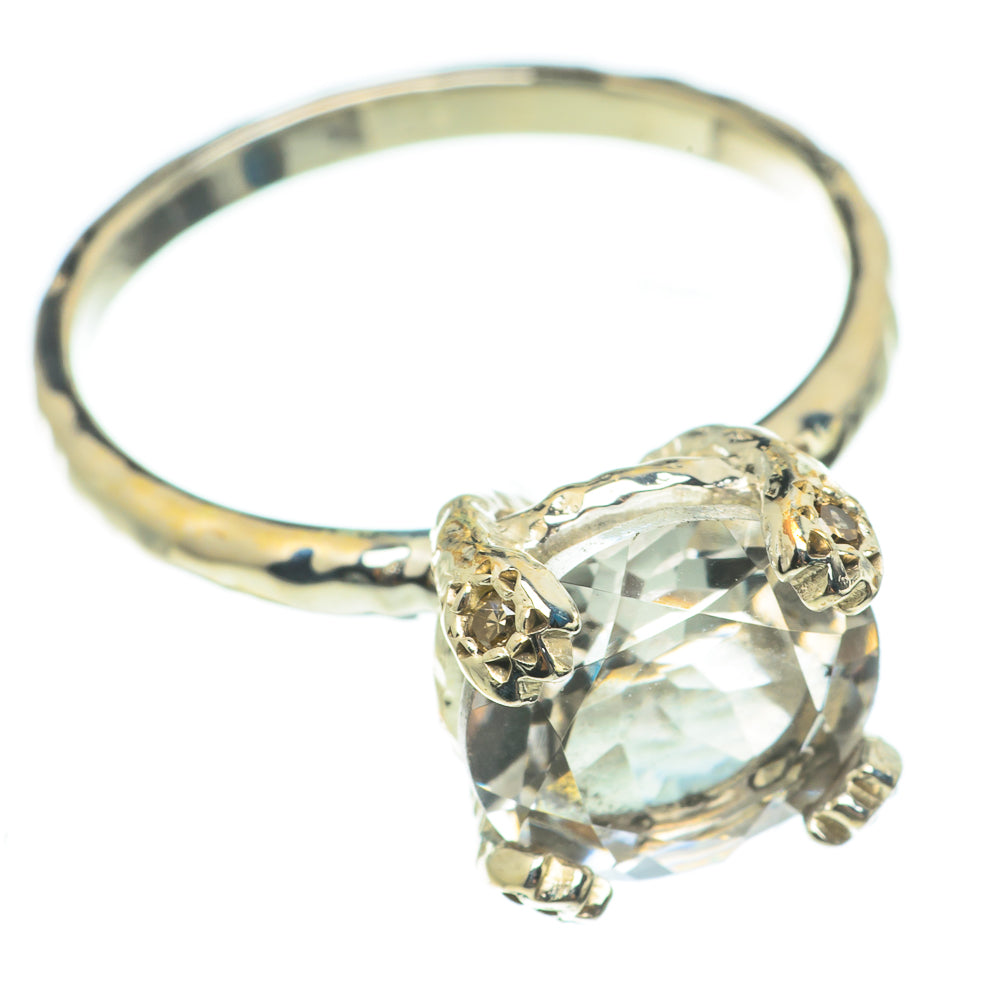 White Quartz Rings handcrafted by Anasilvercos - RING63731