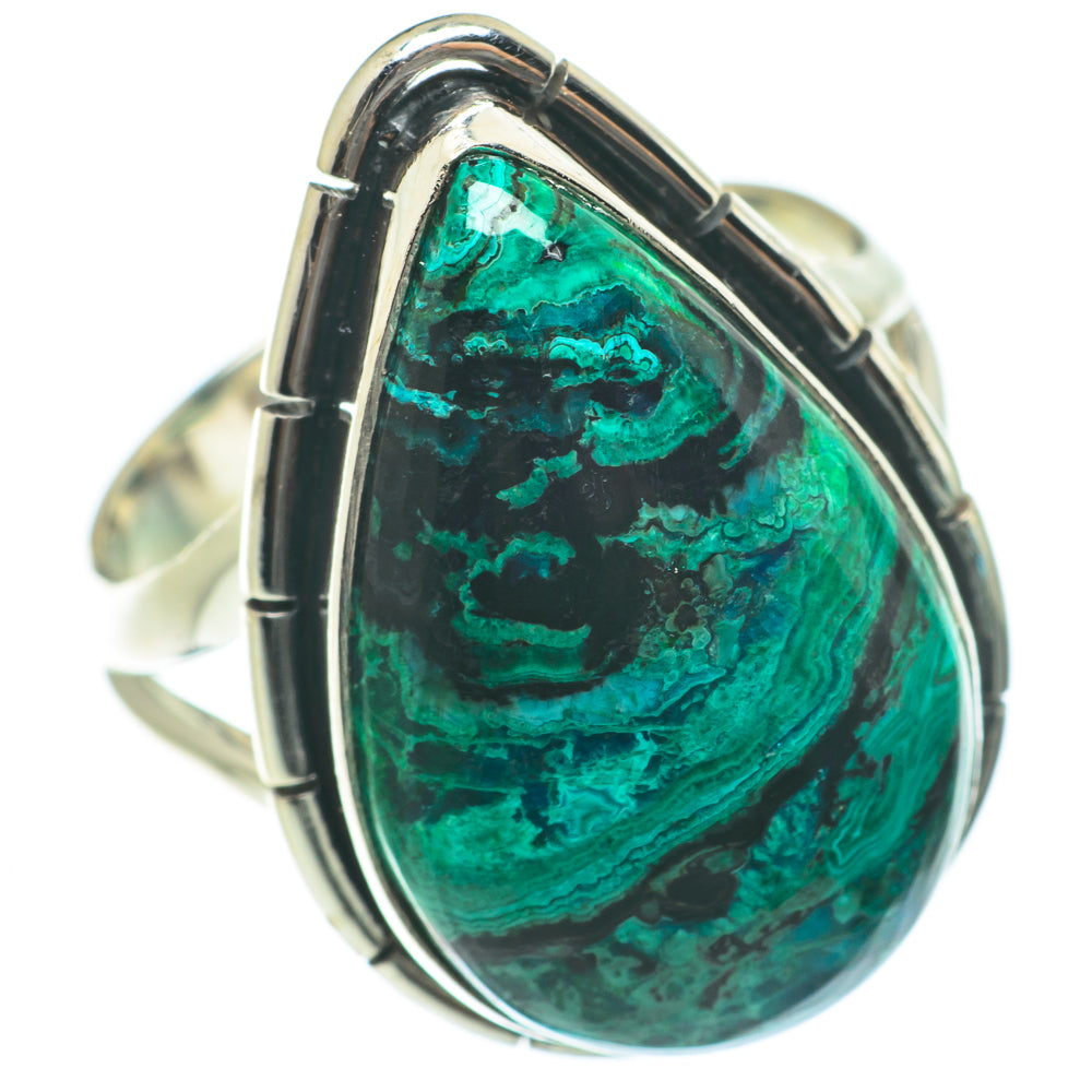 Chrysocolla Rings handcrafted by Anasilvercos - RING63742