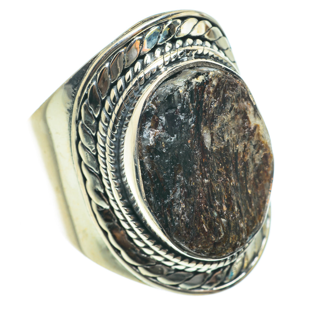 Astrophyllite Rings handcrafted by Anasilvercos - RING63743