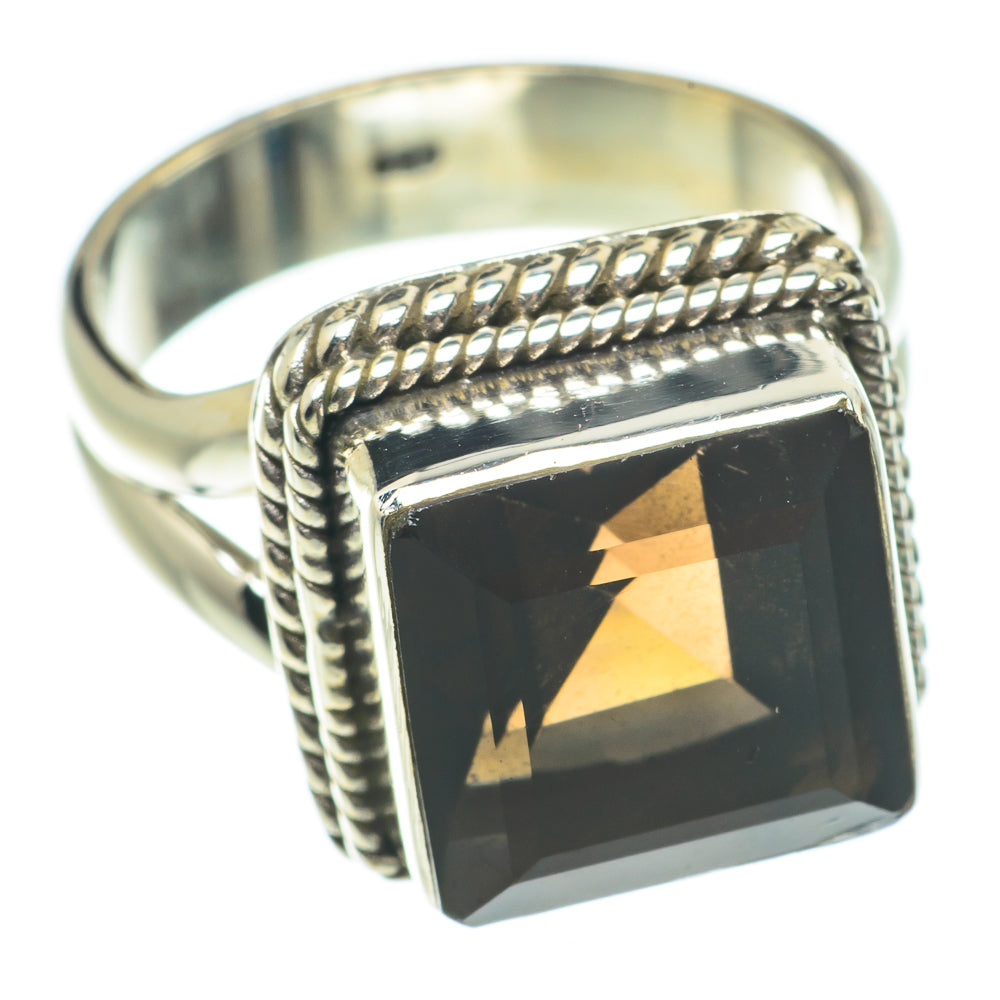 Smoky Quartz Rings handcrafted by Anasilvercos - RING63744